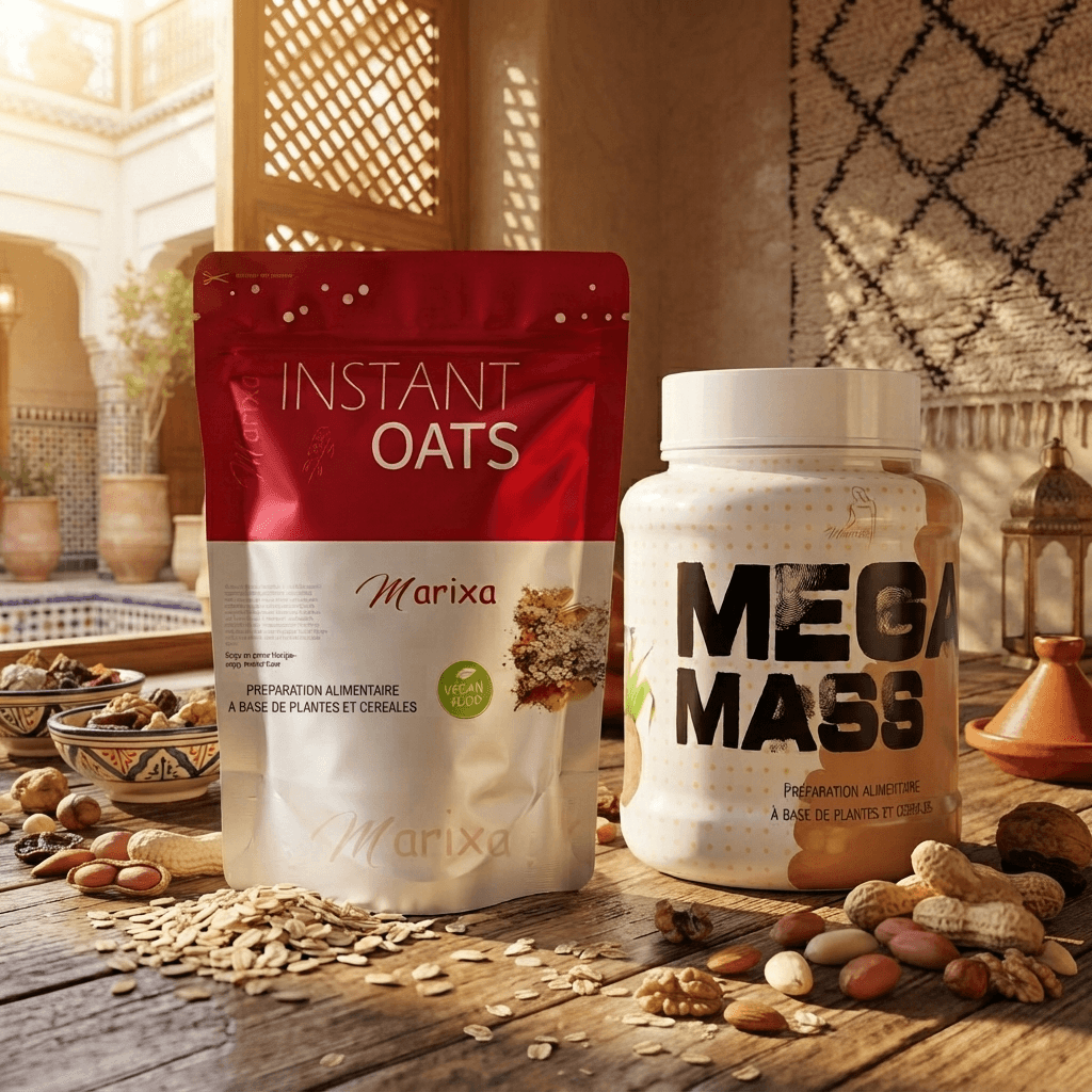 باك ميغا ماس + الشوفان الفوري